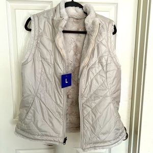 NWT Nicole Miller reversible vest